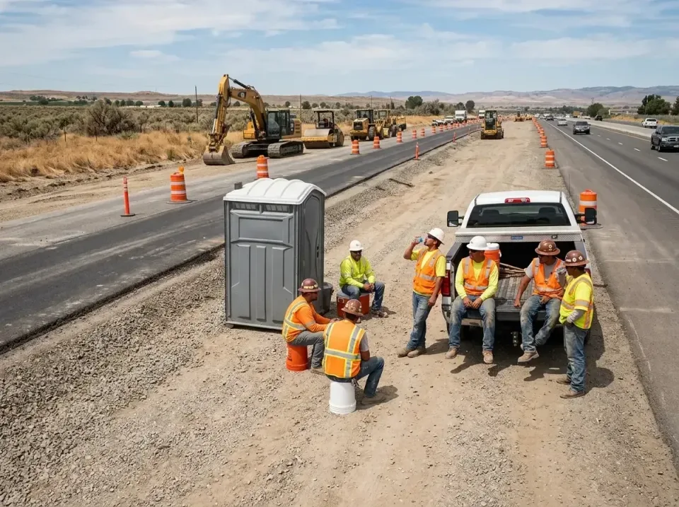 highway-road-construction-crew-007 — frequently asked questions, Porta Potty and Restroom Rentals in Santa Rosa Valley, CA